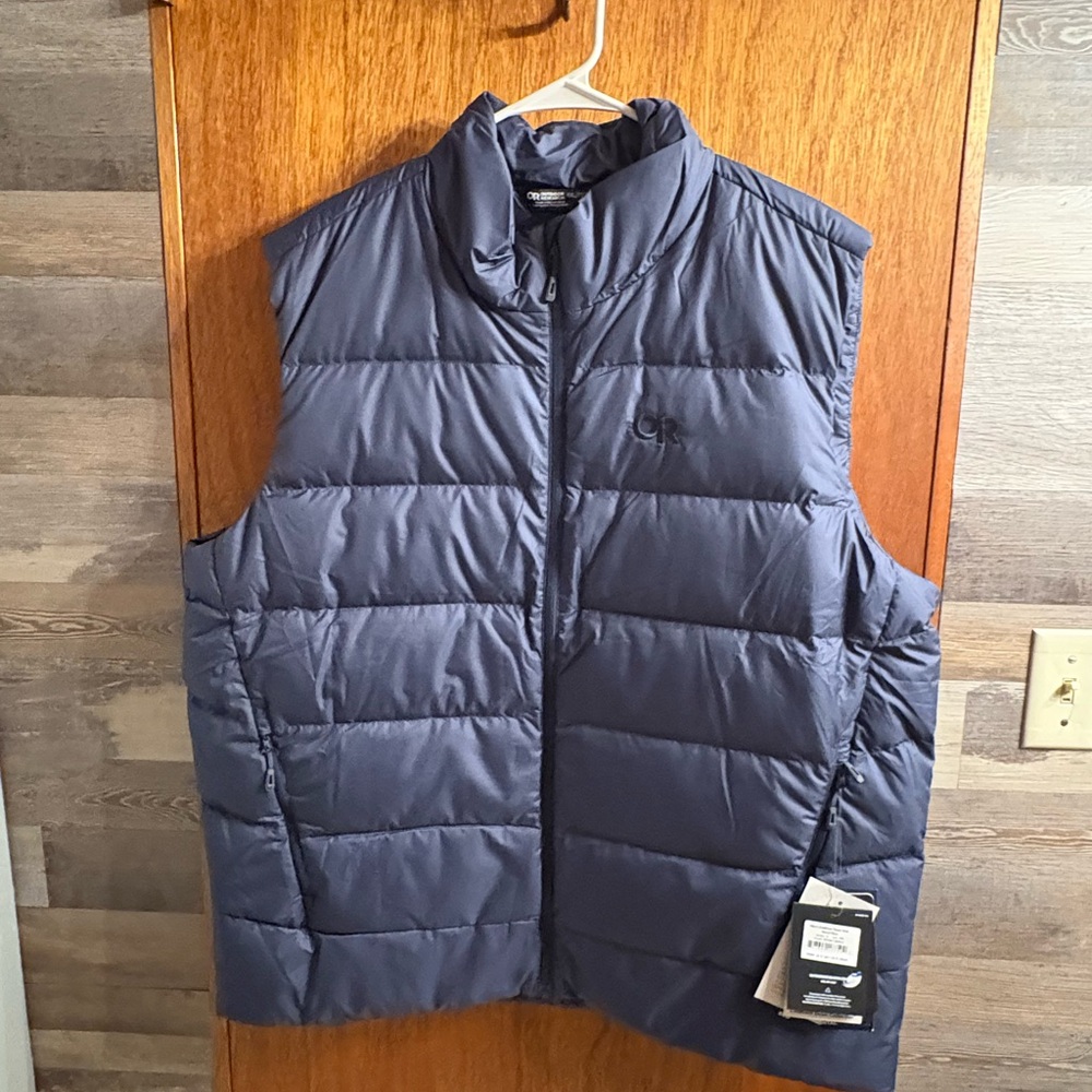 Outdoor Research Men's Coldfront Down Vest - Naval Blue